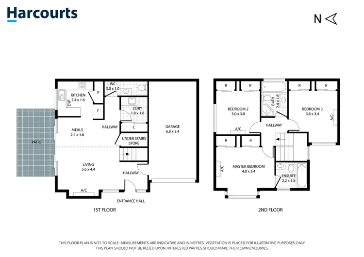 Floorplan of Homely townhouse listing, 1/424 Maroondah Hwy, Ringwood East VIC 3135