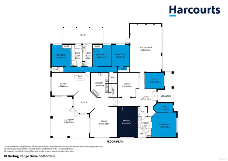 Floorplan of Homely house listing, 18 Darling Range Drive, Bedfordale WA 6112