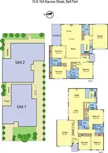 Floorplan of Homely unit listing, 10A Kaunas Street, Bell Park VIC