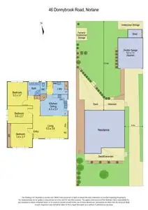 Floorplan of Homely house listing, 46 Donnybrook Road, Norlane VIC