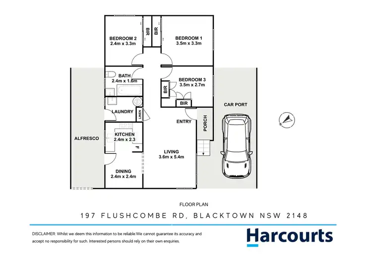 Floorplan of Homely house listing, 197 Flushcombe Road, Blacktown NSW 2148