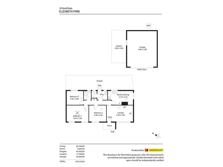 Floorplan of Homely house listing, 39 Ifould Road, Elizabeth Park SA 5113
