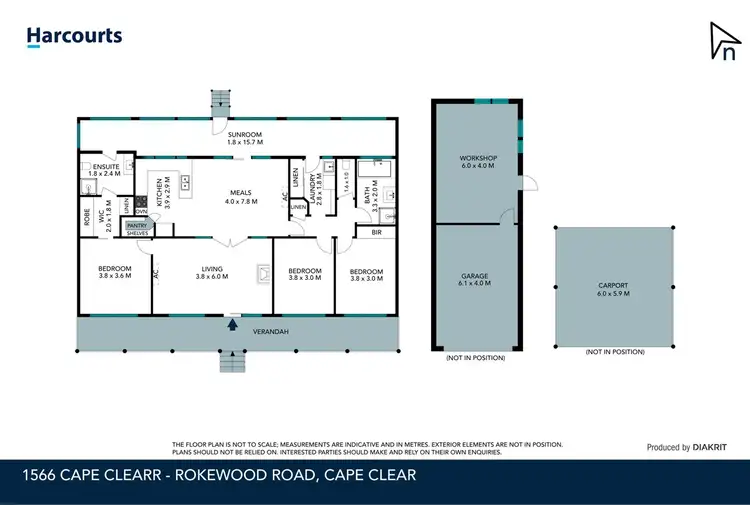 Floorplan of Homely house listing, 1566 Cape Clear-Rokewood Road, Cape Clear VIC 3351
