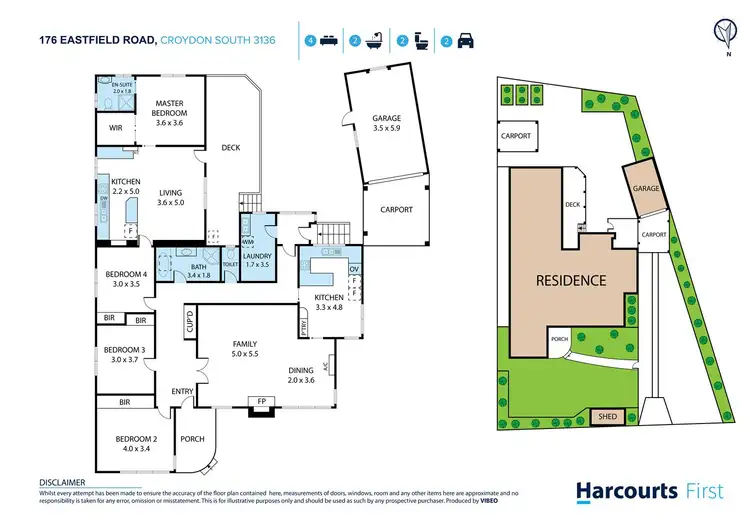 Floorplan of Homely house listing, 176 Eastfield Road, Croydon North VIC 3136