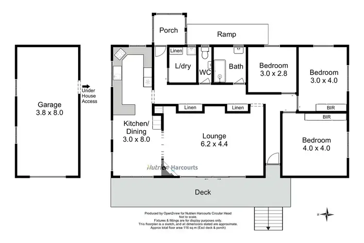 Floorplan of Homely house listing, 107 Massey Street, Smithton TAS 7330
