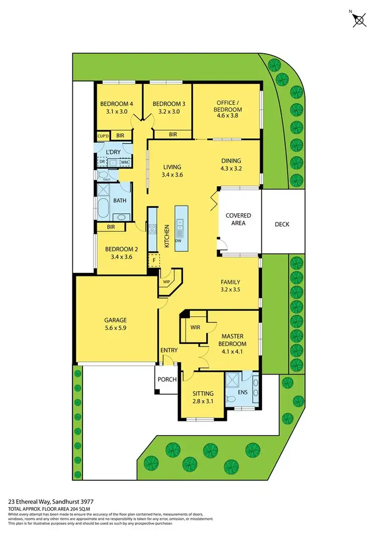 Floorplan of Homely house listing, 23 Ethereal Way, Sandhurst VIC 3977