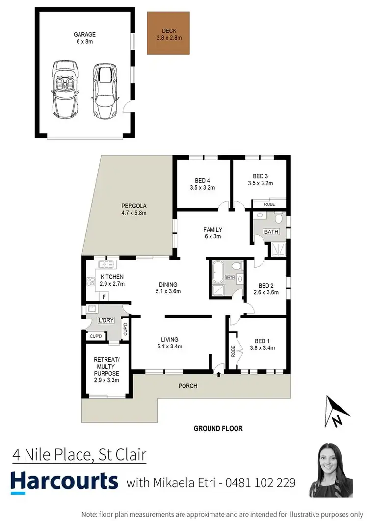 Floorplan of Homely house listing, 4 Nile Place, St Clair NSW 2759