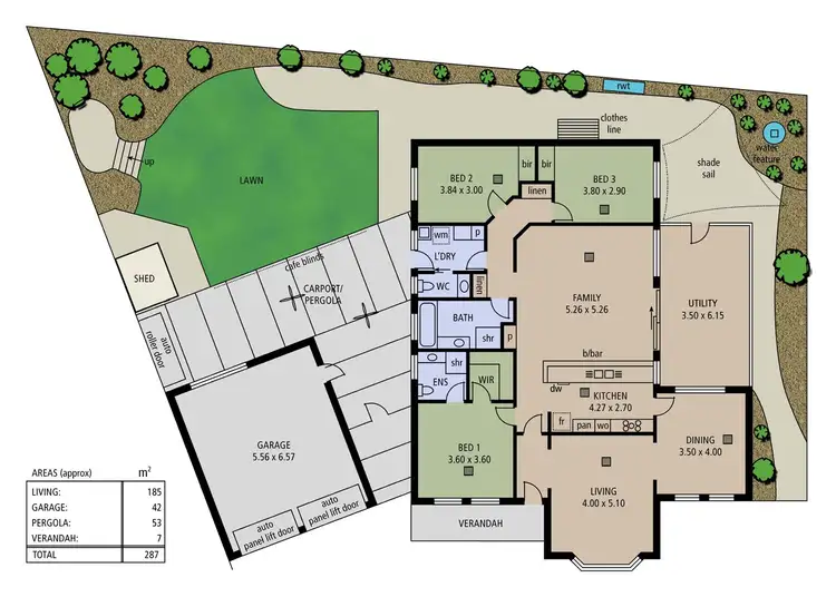 Floorplan of Homely house listing, 8 Springwood Court, Aberfoyle Park SA 5159