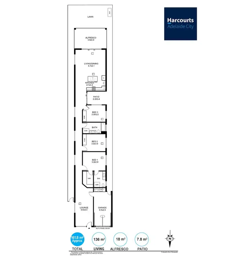 Floorplan of Homely house listing, 74b George Street, Paradise SA 5075