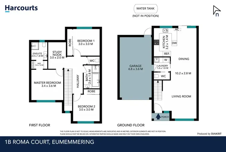 Floorplan of Homely townhouse listing, 1B Roma Court, Eumemmerring VIC 3177