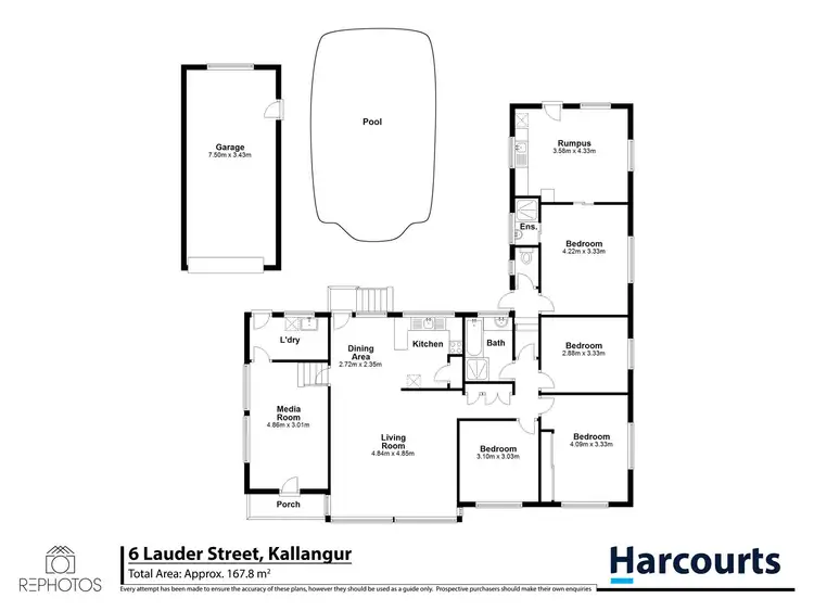 Floorplan of Homely house listing, 6 Lauder Street, Kallangur QLD 4503