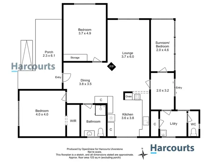 Floorplan of Homely house listing, 35 Jermyn Street, Ulverstone TAS 7315