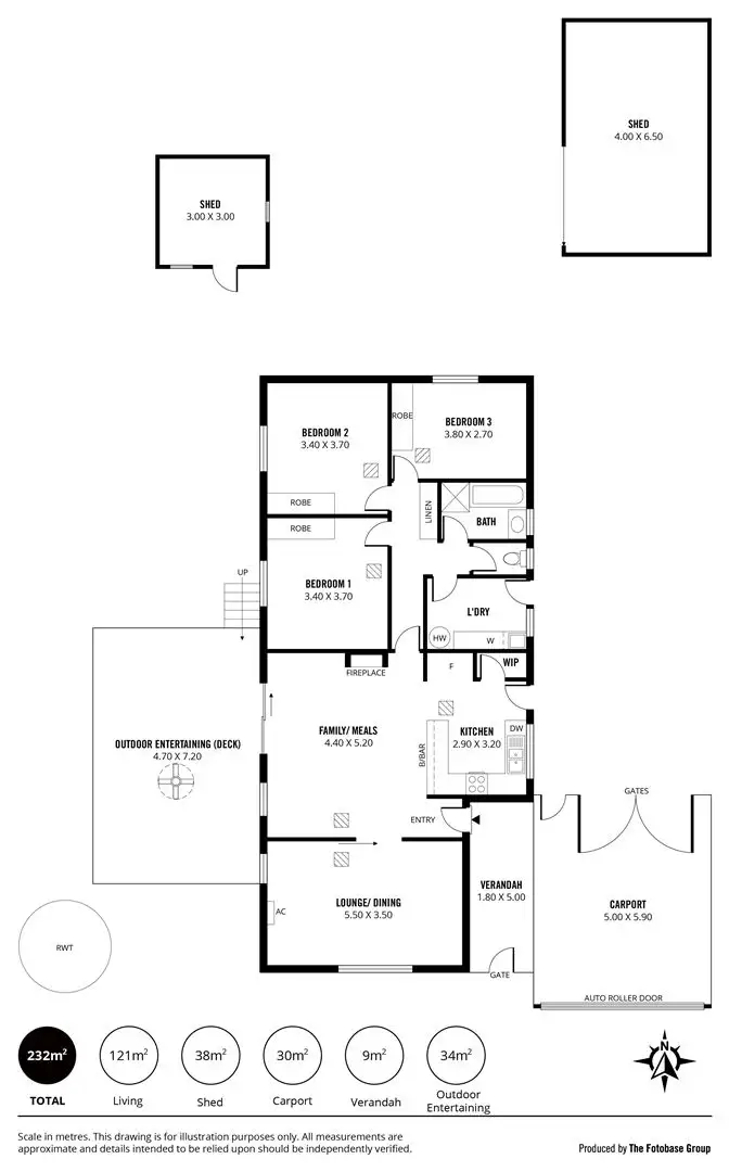 Floorplan of Homely house listing, 5 Cunningham Street, Morphett Vale SA 5162