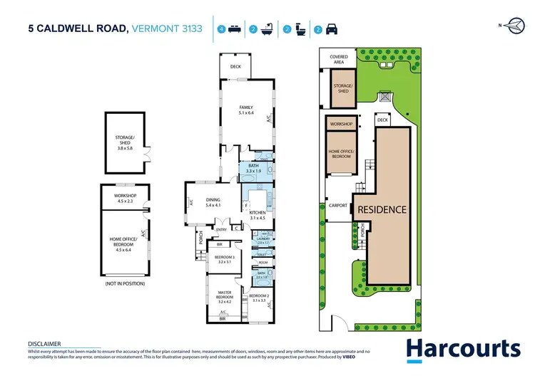 Floorplan of Homely house listing, 5 Caldwell Road, Vermont VIC 3133