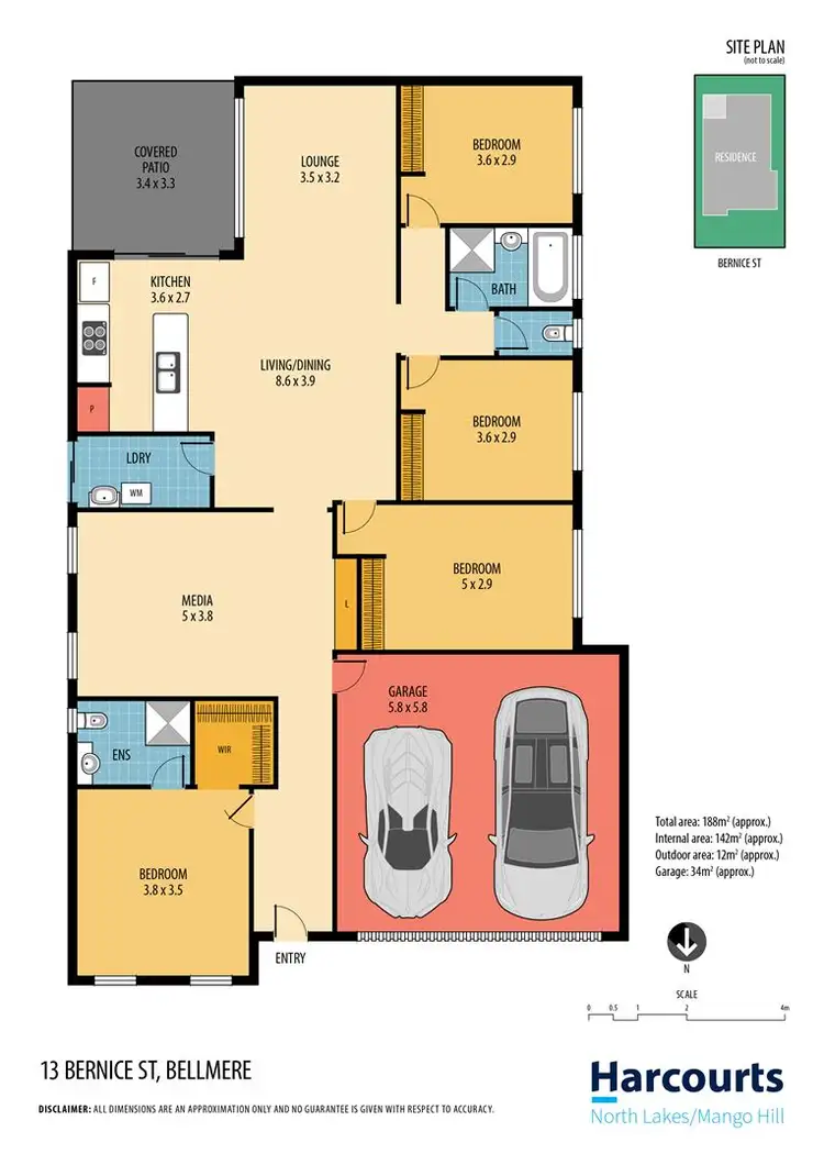 Floorplan of Homely house listing, 13 Bernice Street, Bellmere QLD 4510