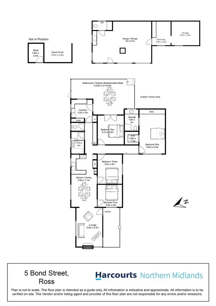 Floorplan of Homely house listing, 5 Bond Street, Ross TAS 7209