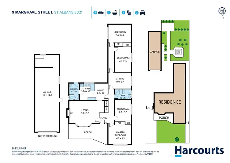Floorplan of Homely house listing, 9 Margrave Street, St Albans VIC 3021