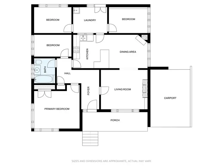Floorplan of Homely house listing, 15 Railway Ave, Yackandandah VIC 3749
