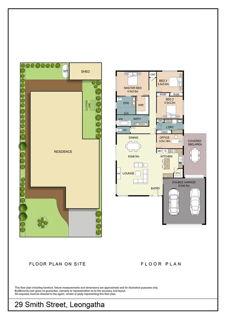 Floorplan of Homely house listing, 29 Smith Street, Leongatha VIC 3953