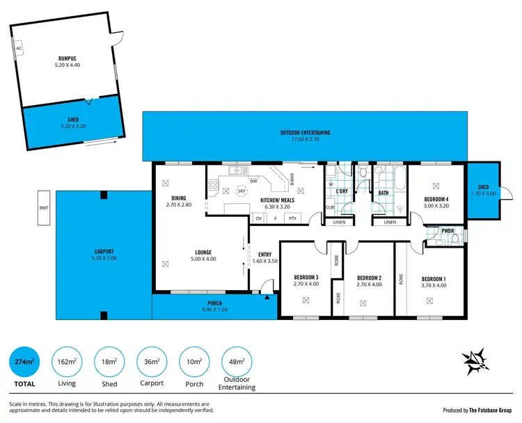 Floorplan of Homely house listing, 68 Bellaview Road, Flagstaff Hill SA 5159
