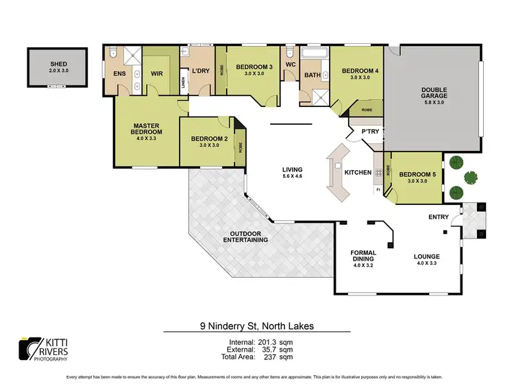 Floorplan of Homely house listing, 9 Ninderry Street, North Lakes QLD 4509