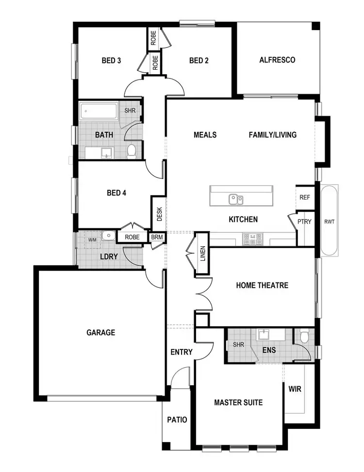 Floorplan of Homely house listing, 8 Challenger Street, Gregory Hills NSW 2557