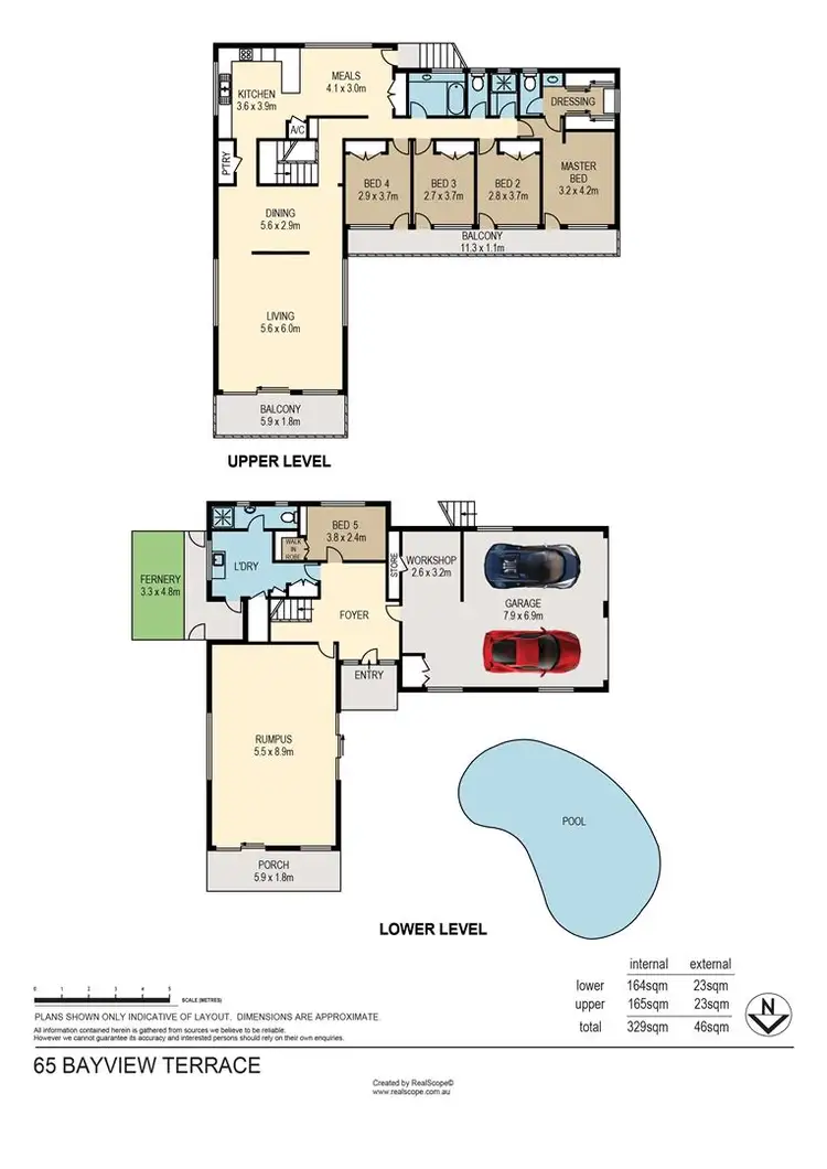 Floorplan of Homely house listing, 63-65 Bayview Terrace, Clayfield QLD 4011
