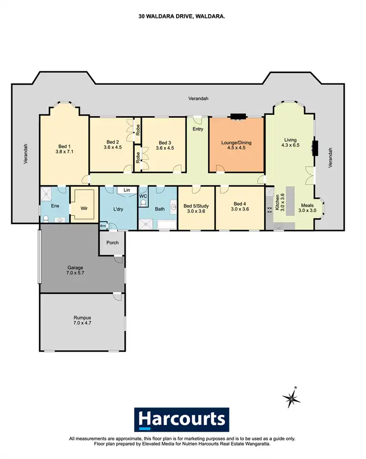 Floorplan of Homely house listing, 30 Waldara Drive, Waldara VIC 3678