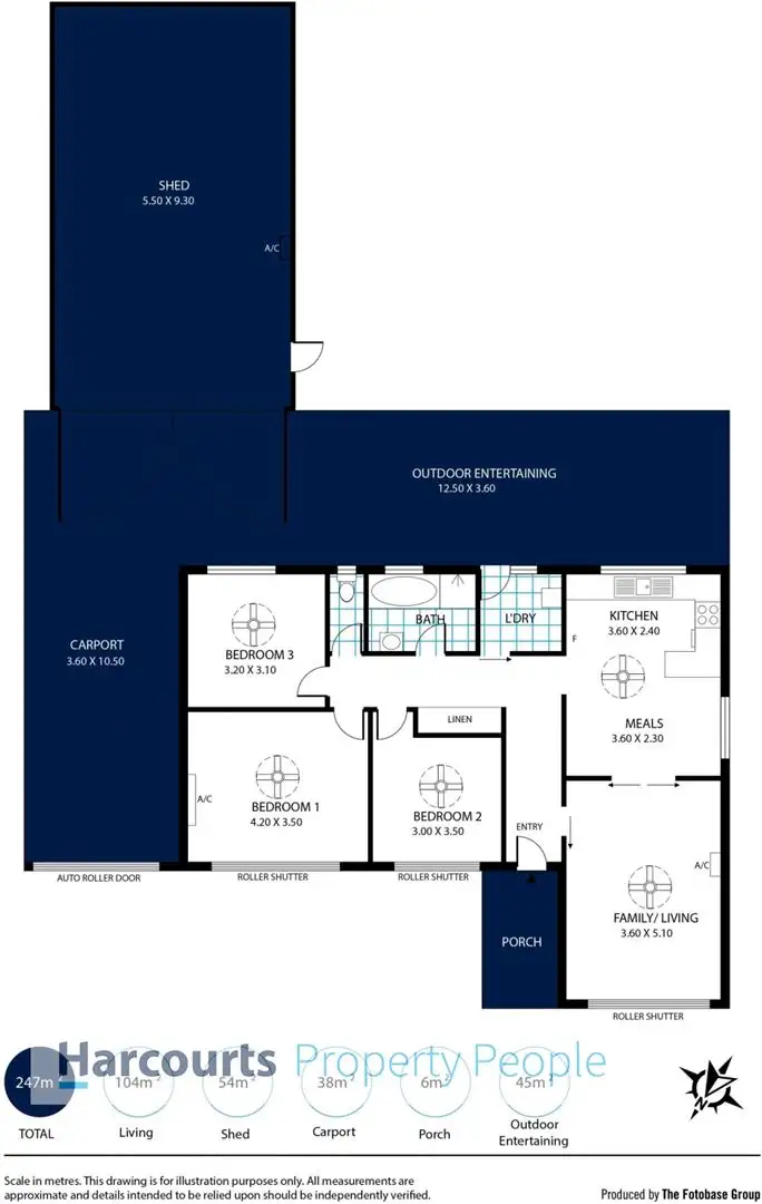 Floorplan of Homely house listing, 6 Donegal Street, Salisbury Downs SA 5108
