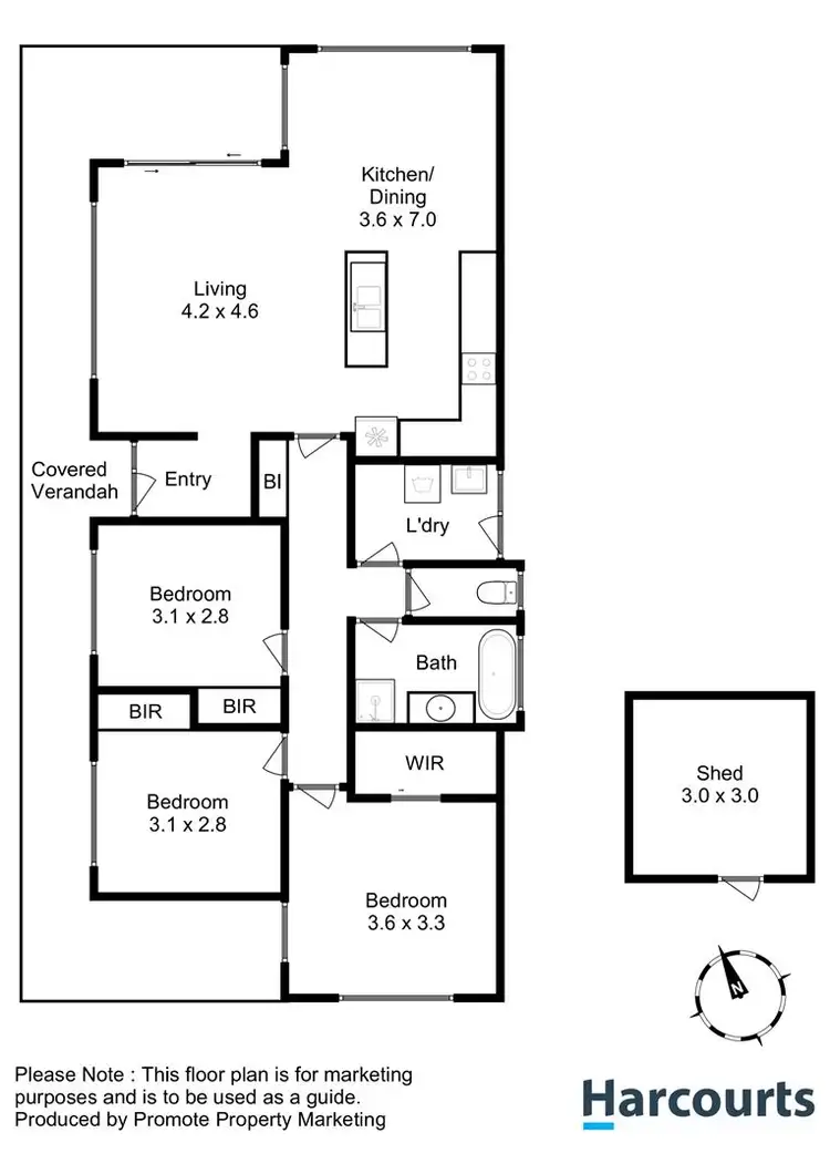 Floorplan of Homely house listing, 74 Gunners Quoin Road, Old Beach TAS 7017