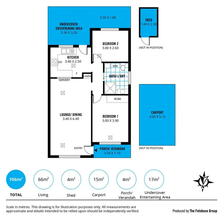 Floorplan of Homely unit listing, Unit 9, 3 Douglas Avenue, Reynella SA 5161