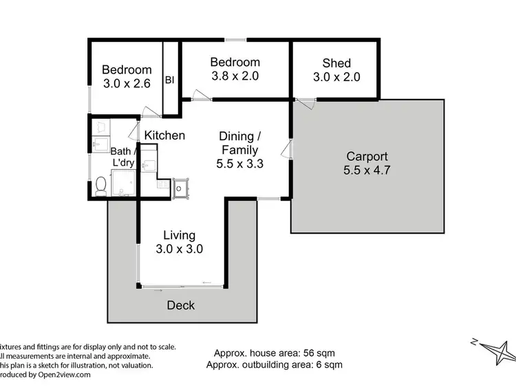 Floorplan of Homely house listing, 15 Helms Road, Gardners Bay TAS 7112