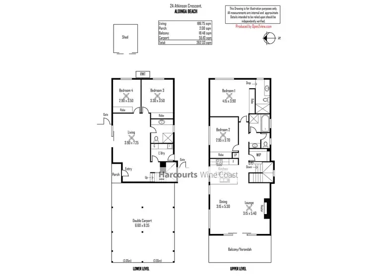 Floorplan of Homely house listing, 2a Atkinson Crescent, Aldinga Beach SA 5173