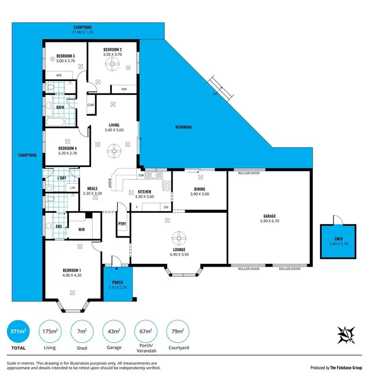 Floorplan of Homely house listing, 18 Outlook Drive, Aberfoyle Park SA 5159