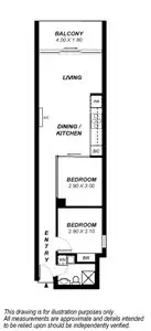 Floorplan of Homely apartment listing, 24/45 York Street, Adelaide (CBD) SA