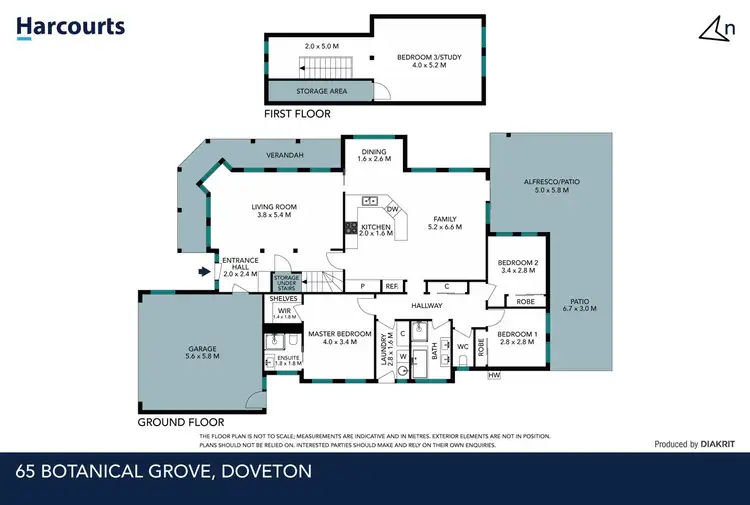Floorplan of Homely house listing, 65 Botanical Grove, Doveton VIC 3177