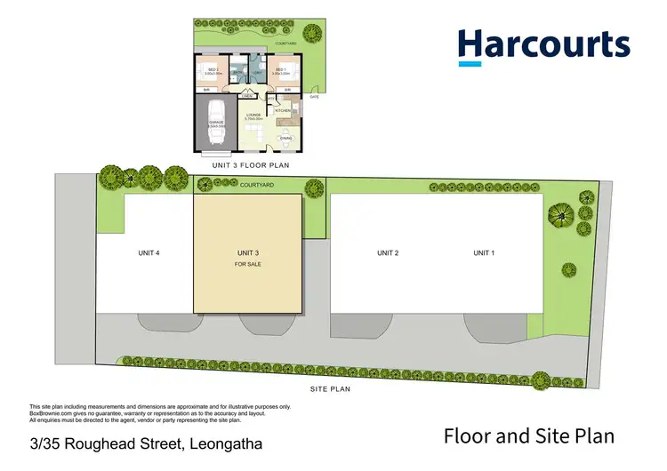 Floorplan of Homely unit listing, 3/35 Roughead Street, Leongatha VIC 3953