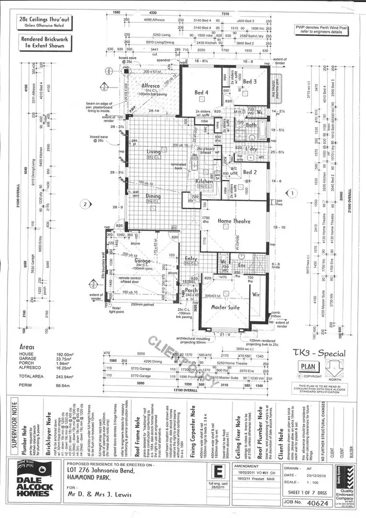 Floorplan of Homely house listing, 11 Johnsonia Bend, Hammond Park WA 6164