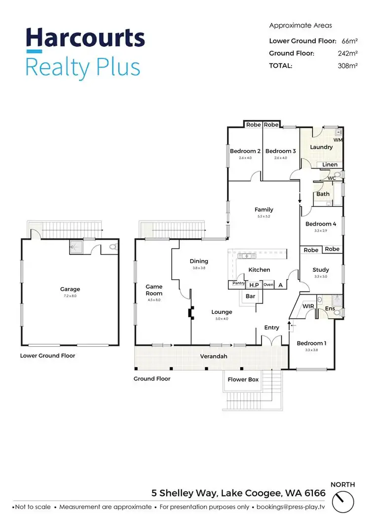 Floorplan of Homely house listing, 5 Shelley Way, Lake Coogee WA 6166