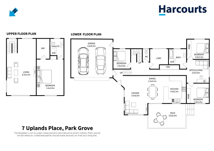 Floorplan of Homely house listing, 7 Uplands Place, Park Grove TAS 7320