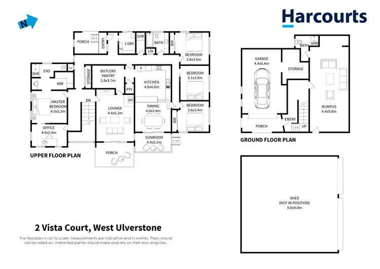 Floorplan of Homely house listing, 2 Vista Court, West Ulverstone TAS 7315