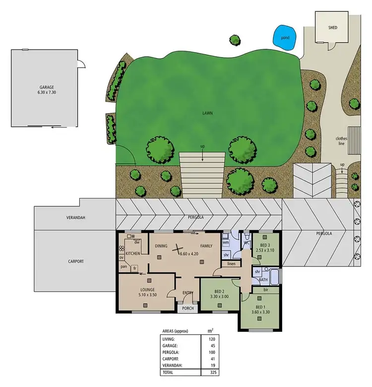 Floorplan of Homely house listing, 25-27 Chandlers Hill Road, O'halloran Hill SA 5158