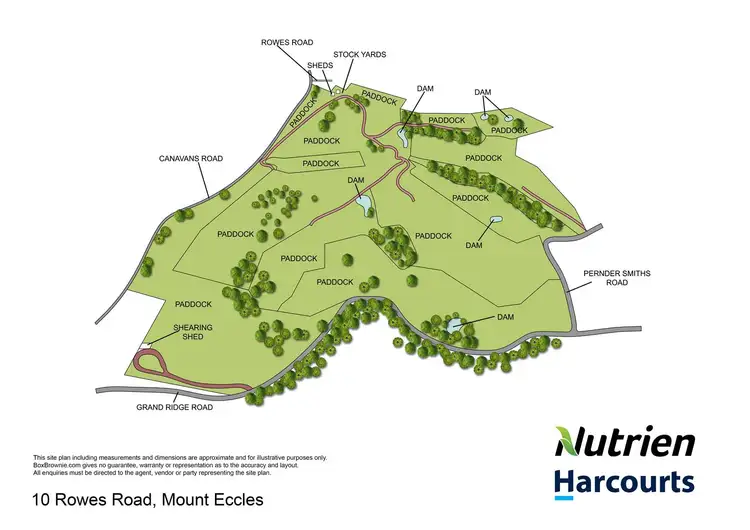 Floorplan of Homely rural property listing, 10 Rowes Road, Mount Eccles VIC 3953