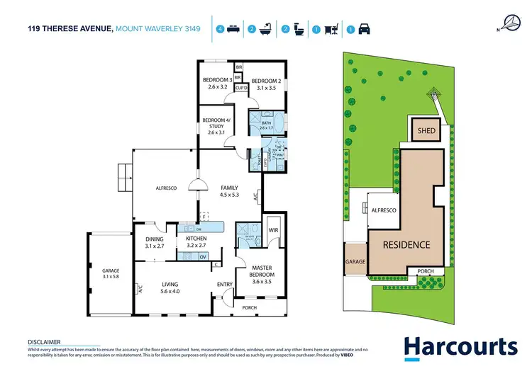 Floorplan of Homely house listing, 119 Therese Avenue, Mount Waverley VIC 3149