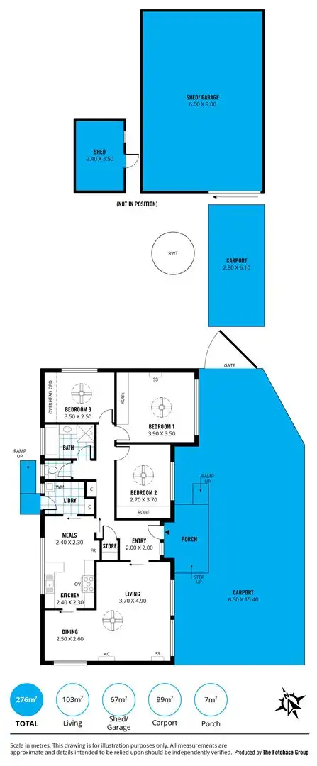 Floorplan of Homely house listing, 5 Shirburn Avenue, Morphett Vale SA 5162