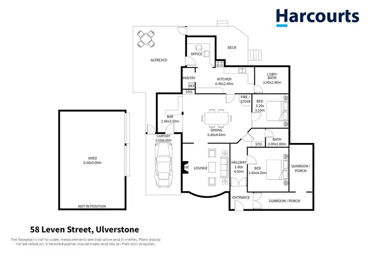 Floorplan of Homely house listing, 58 Leven Street, Ulverstone TAS 7315