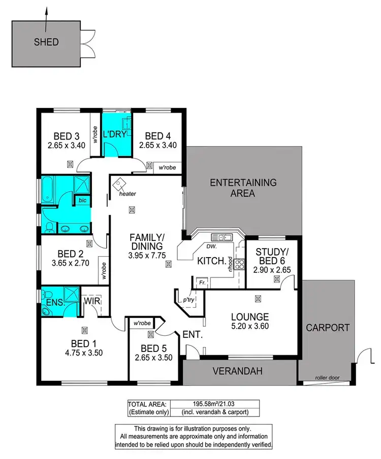 Floorplan of Homely house listing, 14 Darley Circuit, Noarlunga Downs SA 5168