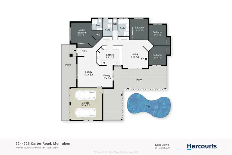 Floorplan of Homely rural property listing, 224-226 Carter Road, Munruben QLD 4125