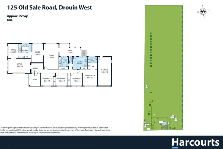 Floorplan of Homely rural property listing, 125 Old Sale Road, Drouin West VIC 3818