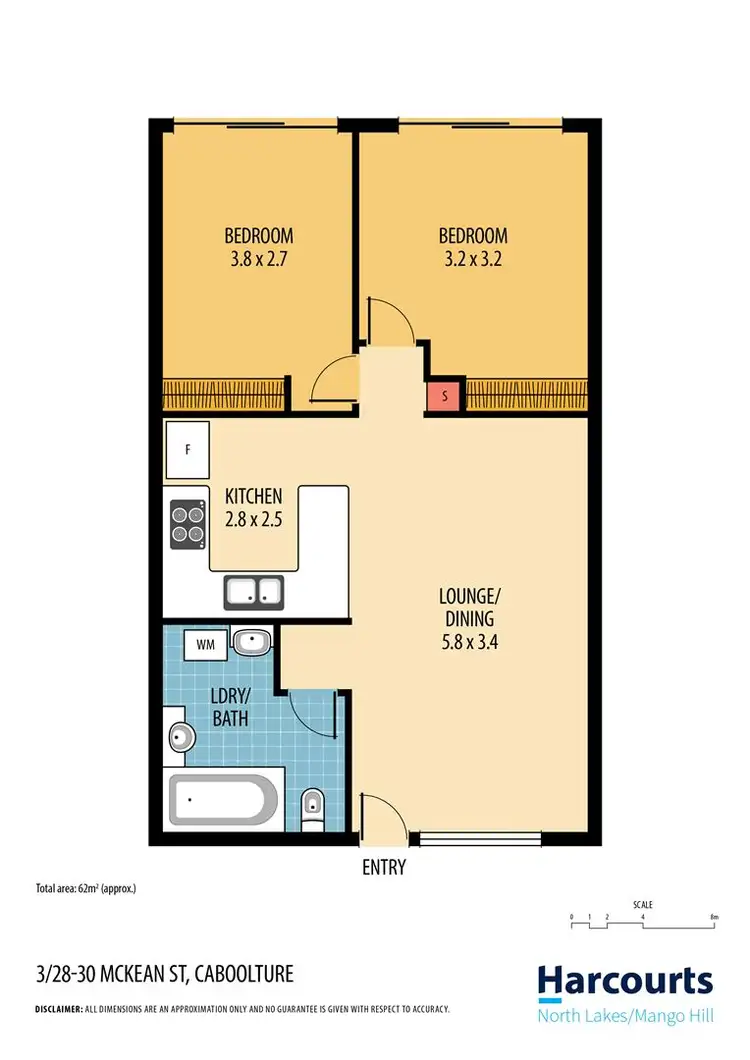 Floorplan of Homely unit listing, 3/28-30 McKean Street, Caboolture QLD 4510
